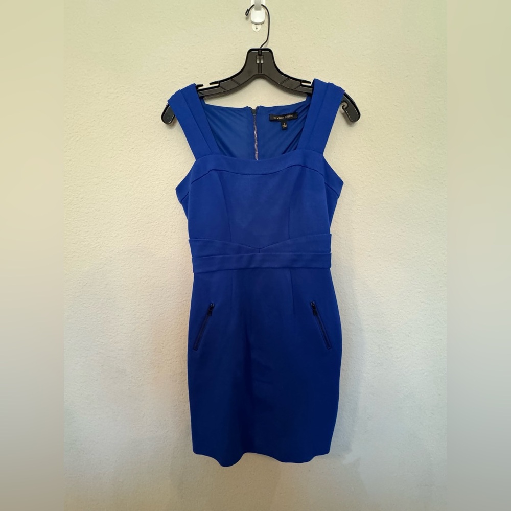 Cynthia Steffe Cobalt Blue Sleeveless Dress